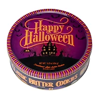 Happy Halloween Classic Butter Cookies Tin 16oz