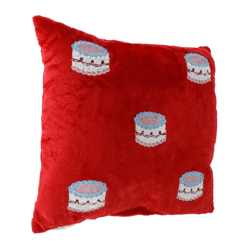 Cake Icon Throw Pillow 16in x 16in