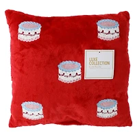 Cake Icon Throw Pillow 16in x 16in