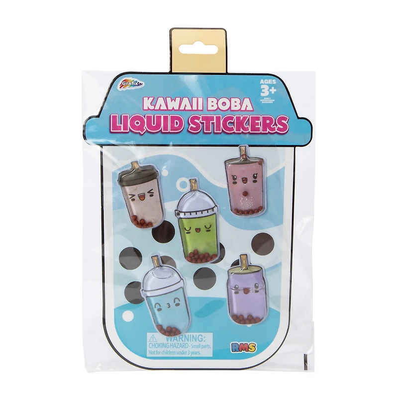 kawaii Boba Liquid Stickers