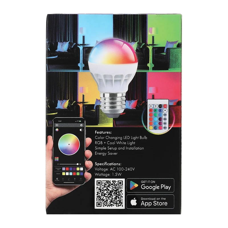 Traxx Color Changing LED Bulb