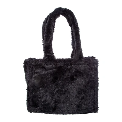 Faux Fur Mini Tote Bag