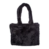Faux Fur Mini Tote Bag