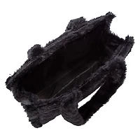 Faux Fur Mini Tote Bag