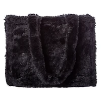 Faux Fur Mini Tote Bag
