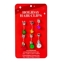 Holiday Hair Clips 6-Piece