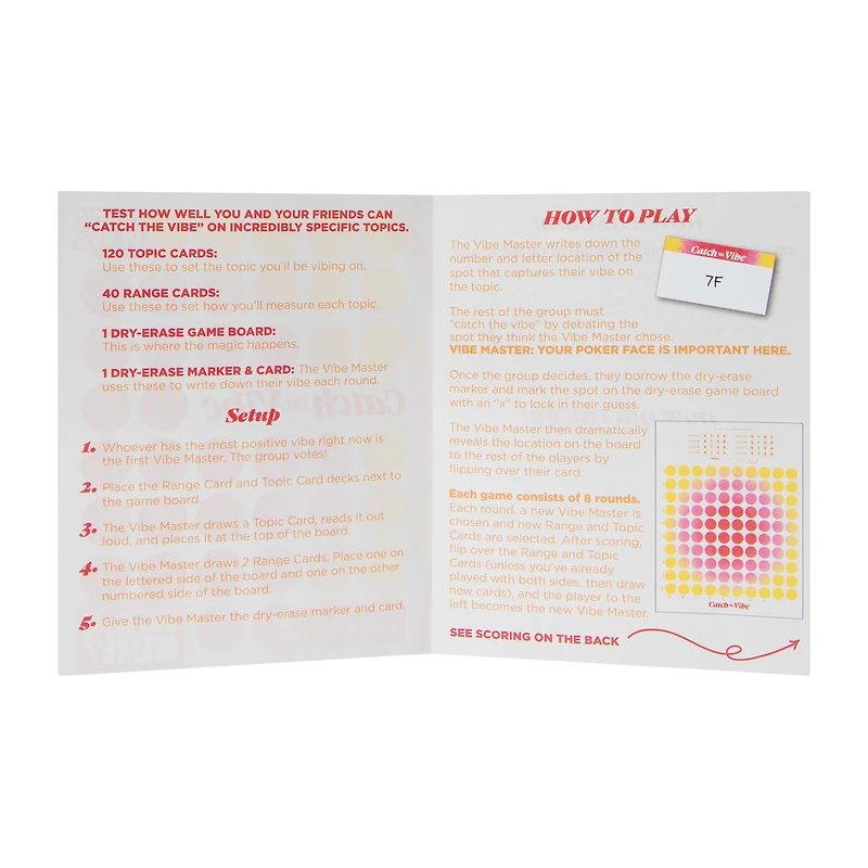 Catch The Vibe Board Game