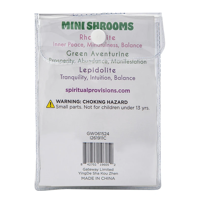 Mini Shrooms Gemstones 3-Pack