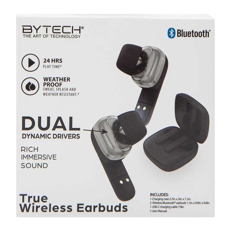 Bytech® True Wireless Earbuds