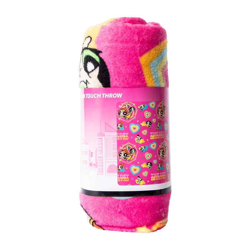 The Powerpuff Girls Silk Throw 40in x 50in