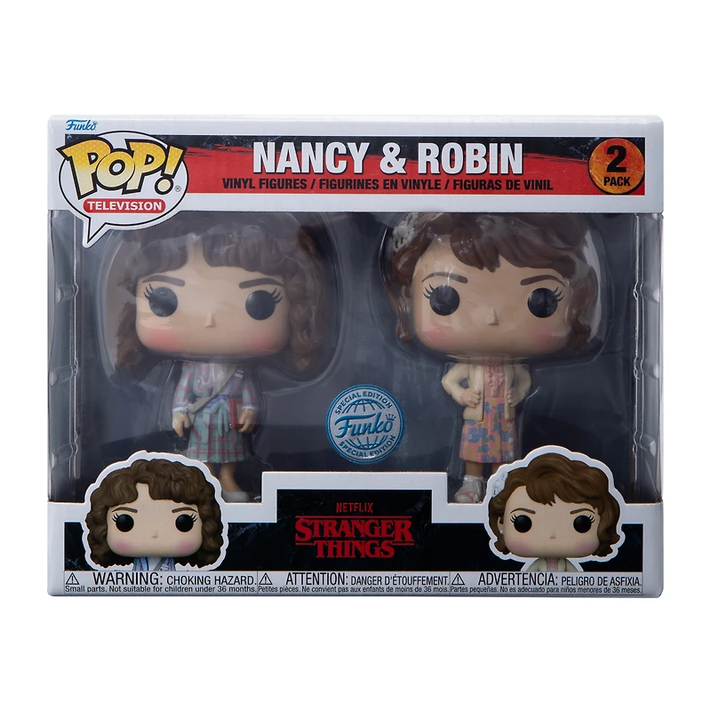 Funko Pop!® Stranger Things Nancy & Robin Vinyl Figures Set