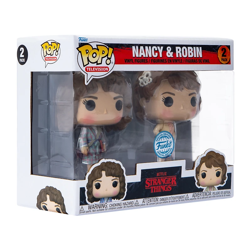 Funko Pop!® Stranger Things Nancy & Robin Vinyl Figures Set