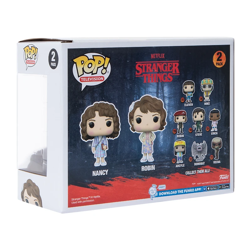 Funko Pop!® Stranger Things Nancy & Robin Vinyl Figures Set
