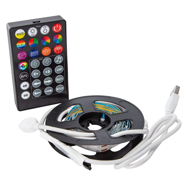 Dynamic Moving & Sound Reactive LED Light Strip 6.5ft