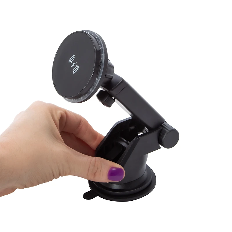 Magnet Snap Car Wireless Charger Mount 10W