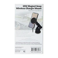 Magnet Snap Car Wireless Charger Mount 10W