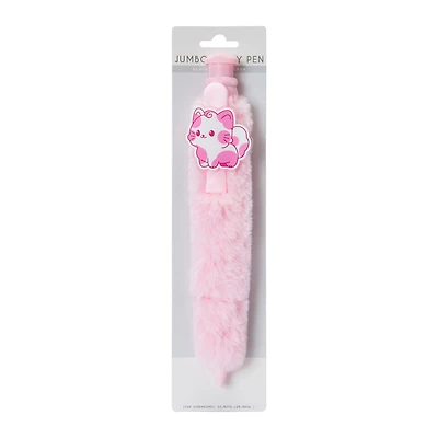 Jumbo Furry Animal-Charm Ballpen