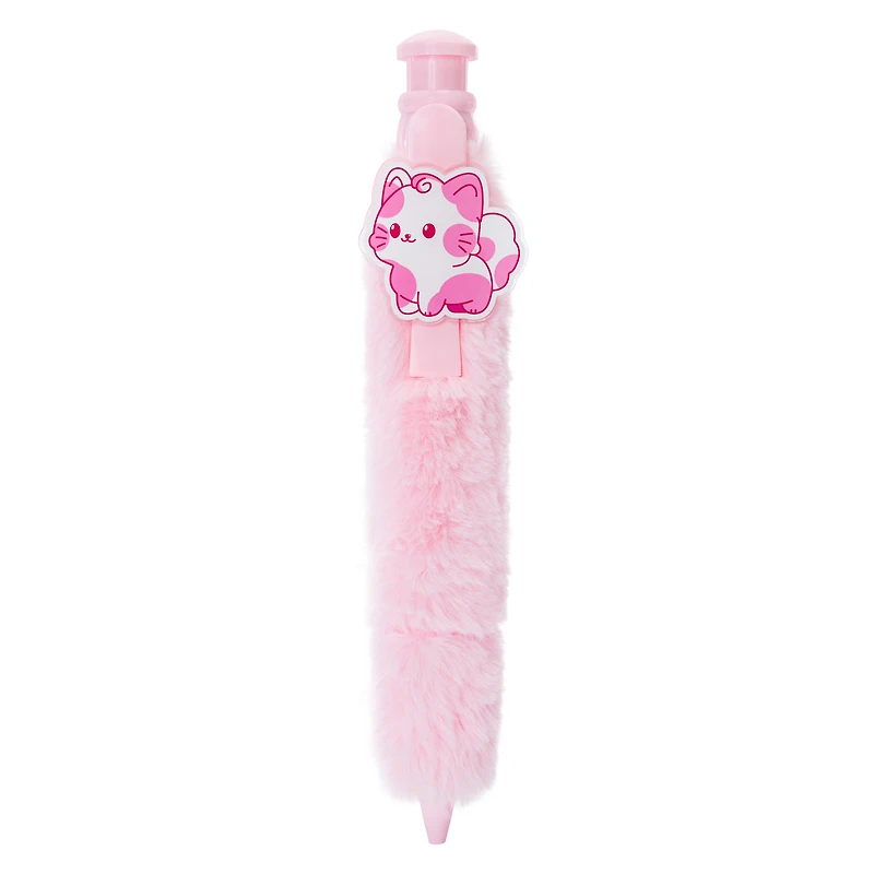 Jumbo Furry Animal-Charm Ballpen