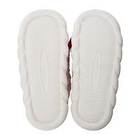 Ladies Fluffy Bow Slippers