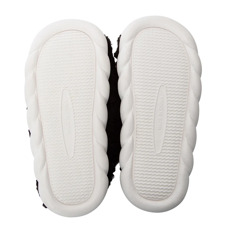 Ladies Fluffy Bow Slippers