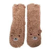 Critter Sherpa Slipper Socks