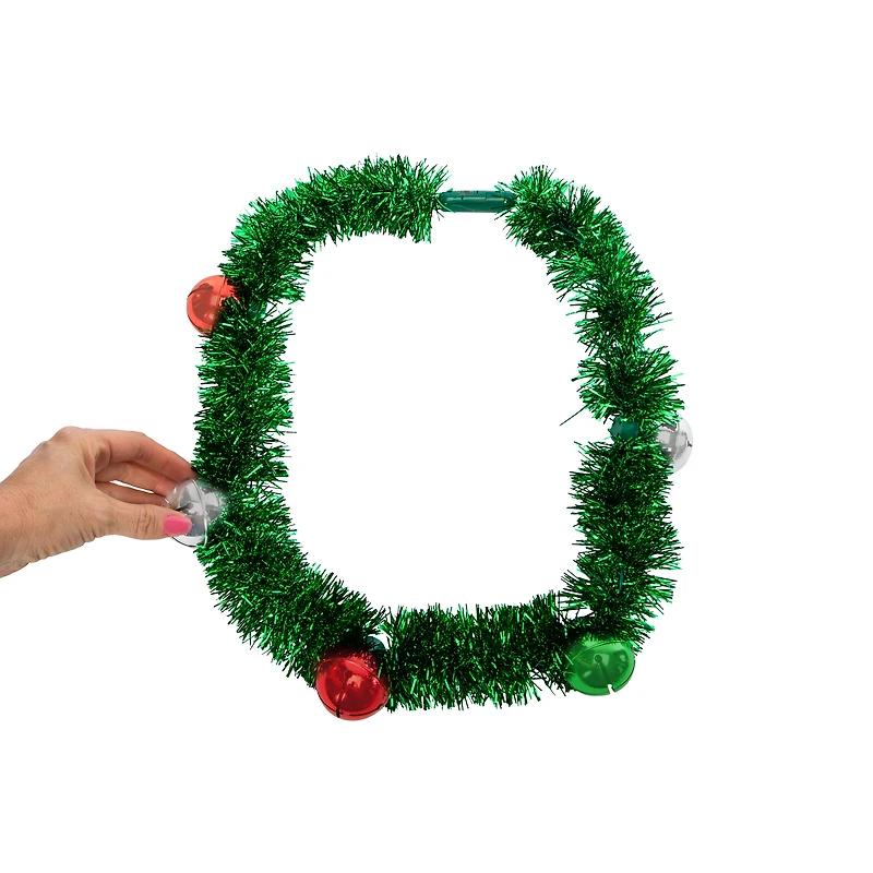 LED Tinsel Christmas Necklace