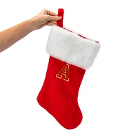 Red Monogram Stocking