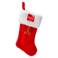 Red Monogram Stocking