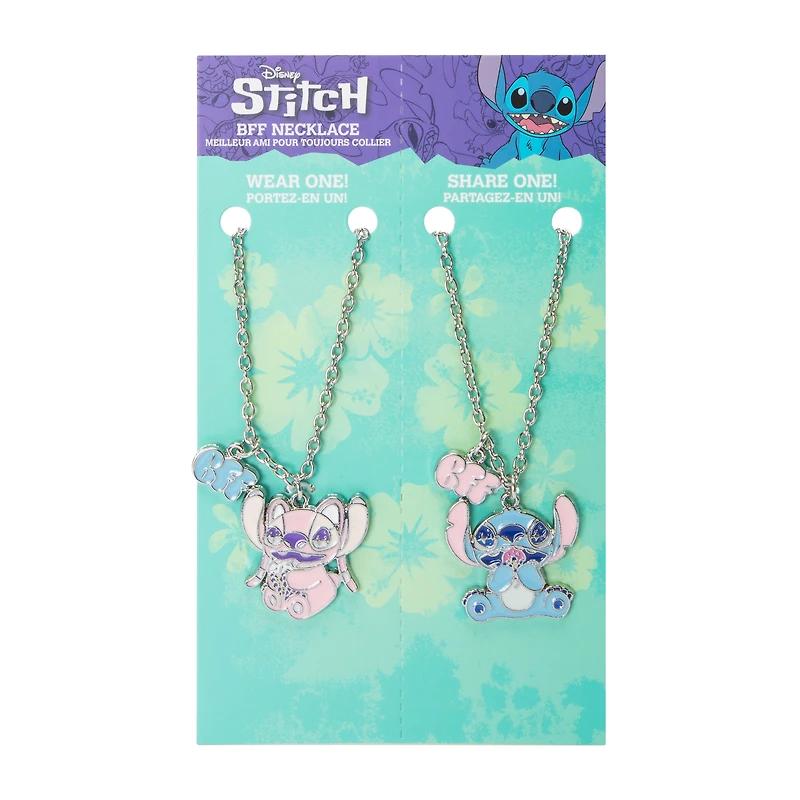Disney Stitch BFF Necklace 2-Count