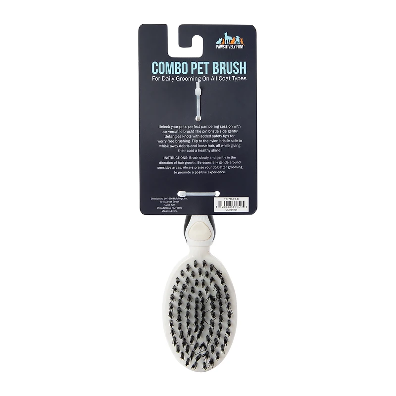 Combo Double-Sided Pet Brush