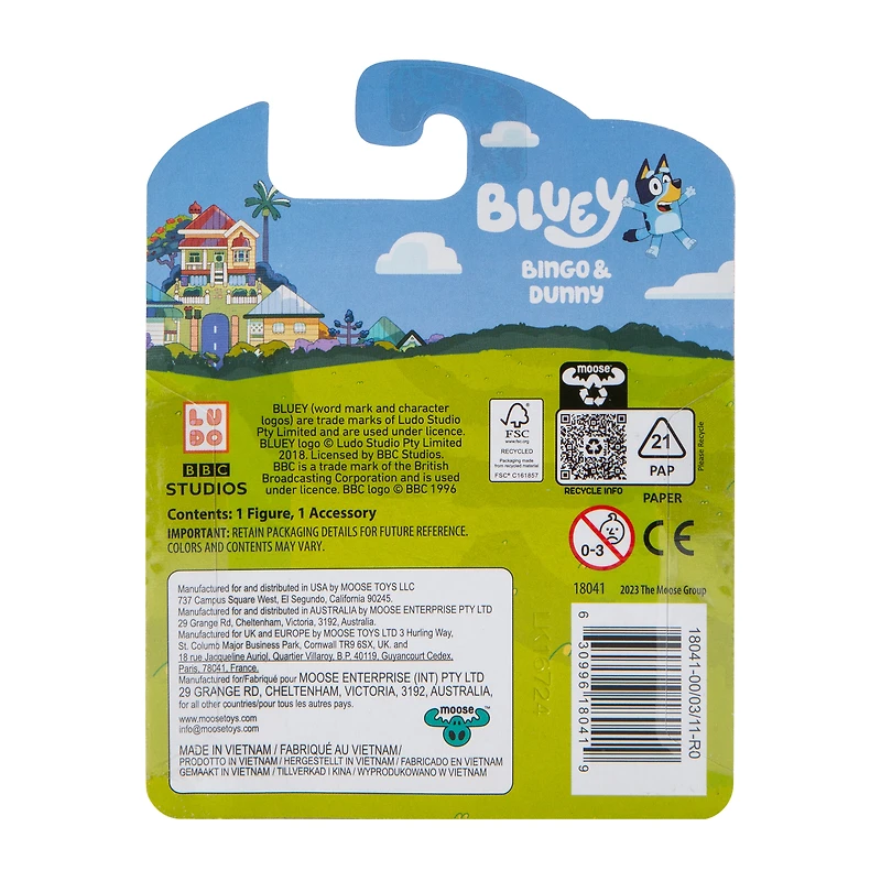 Bluey™ Toy Figure 2-Count Set
