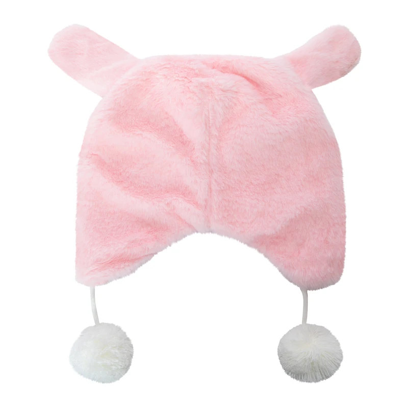 Kid's Plush Animal Winter Hat & Glove Set