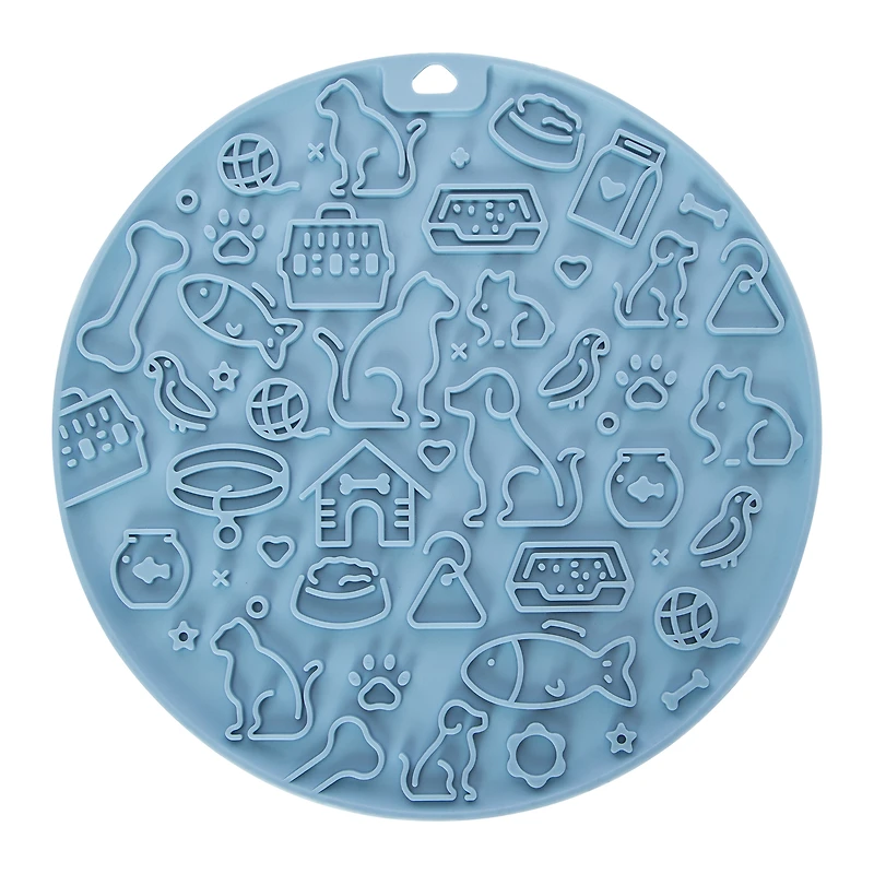 Round Pet Lick Mat Slow Feeder Distraction Toy