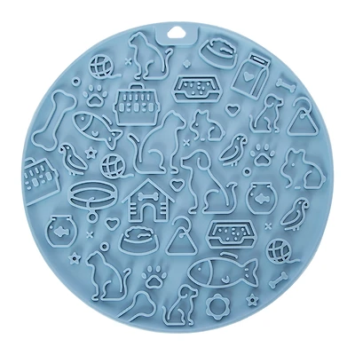 Round Pet Lick Mat Slow Feeder Distraction Toy