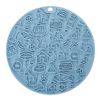 Round Pet Lick Mat Slow Feeder Distraction Toy