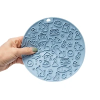 Round Pet Lick Mat Slow Feeder Distraction Toy