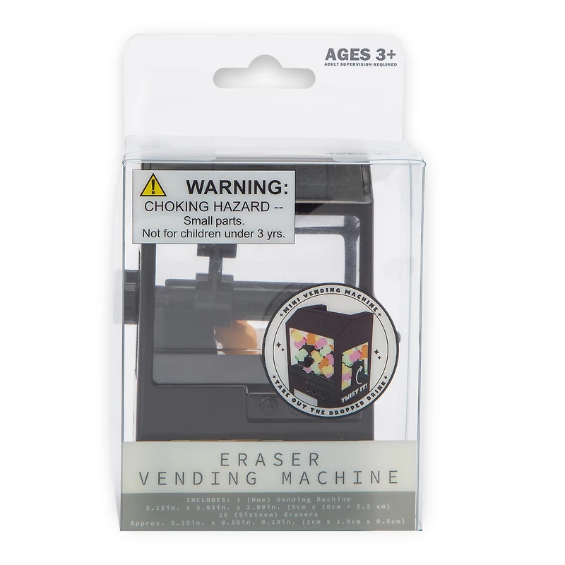 Eraser Vending Machine with 16-Count