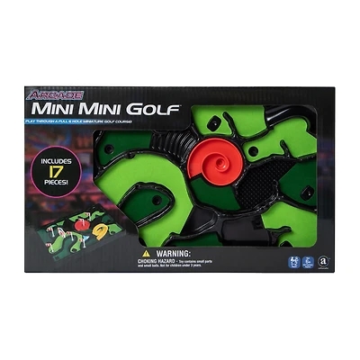 Arcade Mini Golf Board Game 17-Pieces