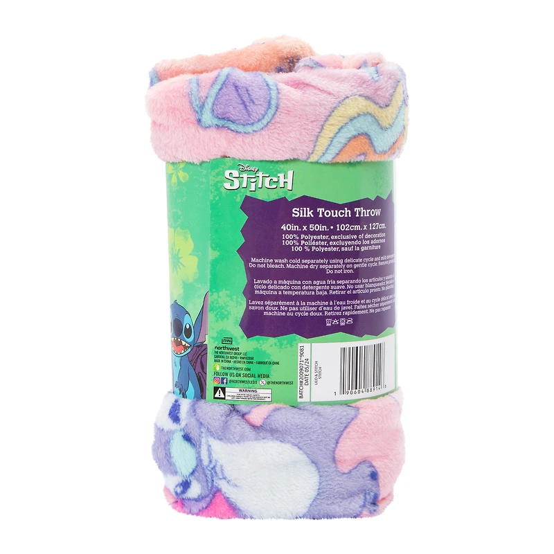 Disney Stitch Silk Touch Throw Blanket