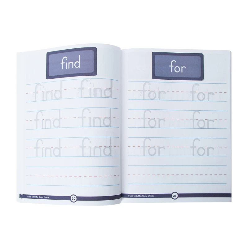 Kids Trace With Me Sight Words Book