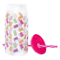 Printed Glass Tumbler 20oz