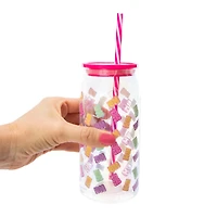 Printed Glass Tumbler 20oz