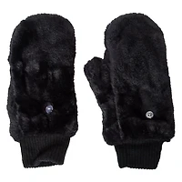Faux Fur Flip-Top Mittens