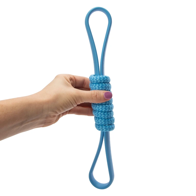 Pawsitively Fun! Silicone and Rope Pet Toy