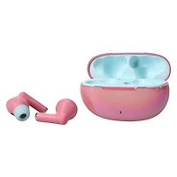 Iridescent True Wireless Earbuds & Case