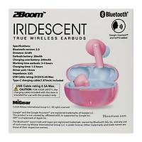 Iridescent True Wireless Earbuds & Case