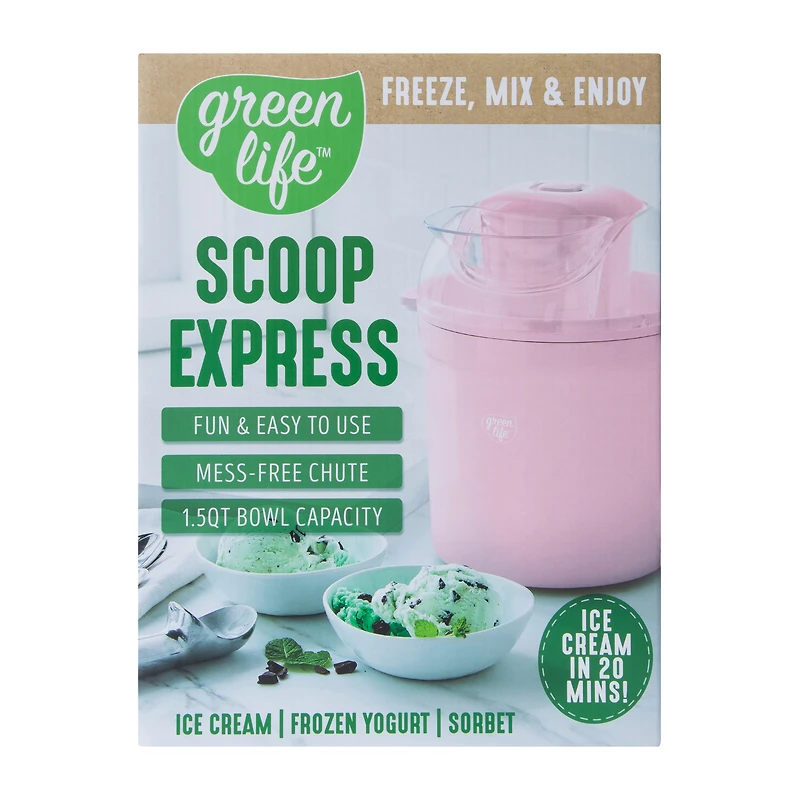 Green Life™ Scoop Express Ice cream Maker