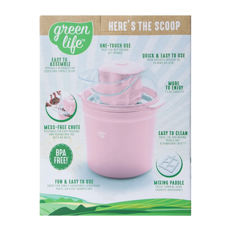 Green Life™ Scoop Express Ice cream Maker
