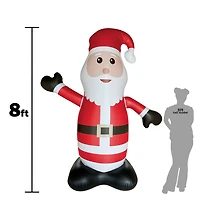 XL Inflatable Christmas Santa 8ft