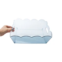 Scallop Plastic Storage Bin